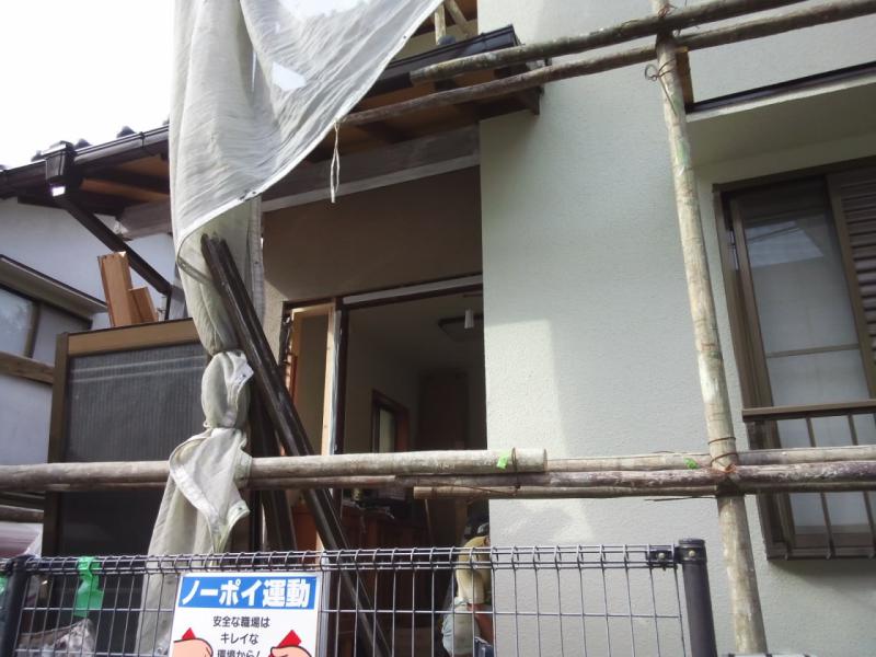 大阪京阪沿線での外壁塗装,玄関改修工事!安い高品質な塗装大阪で外壁塗装なら塗装プロ!