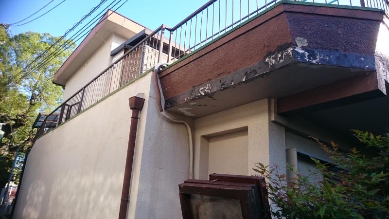 大阪門真市でコンクリート造戸建ての外壁塗装,大阪で良い外壁塗装,防水工事を提供