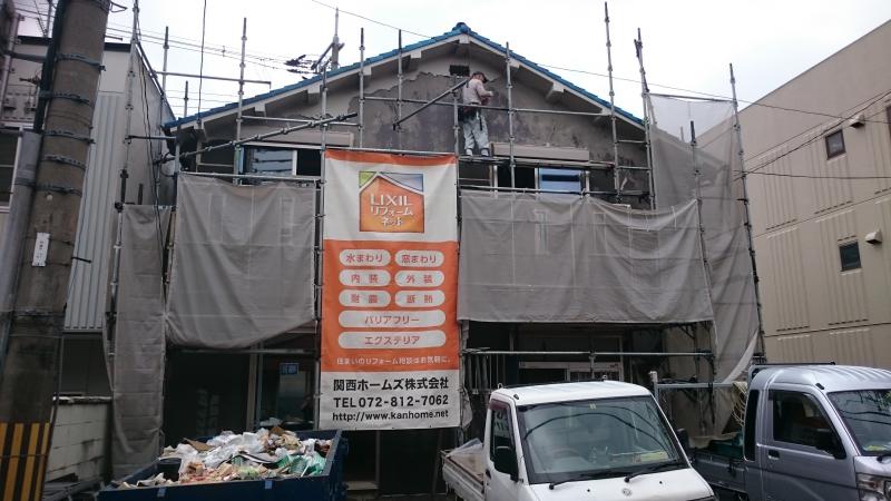 大阪外壁塗装、デザイン塗装工事　l　防水工事は塗装防水専門工事店の塗装プロ職人工房