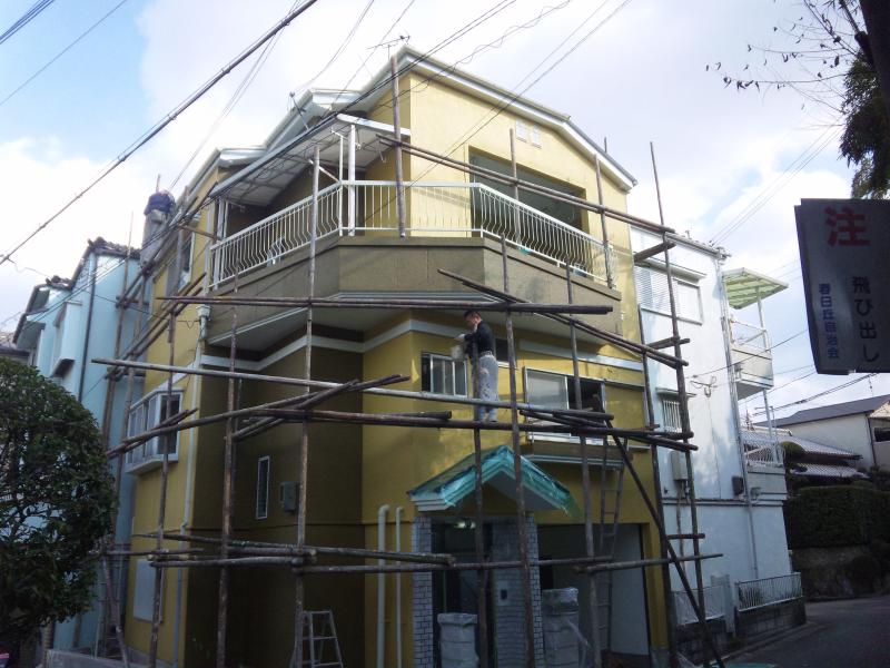 京阪沿線,戸建て住宅の外壁塗装!大阪で良質かつ最安値を目指す外壁塗装工事専門店